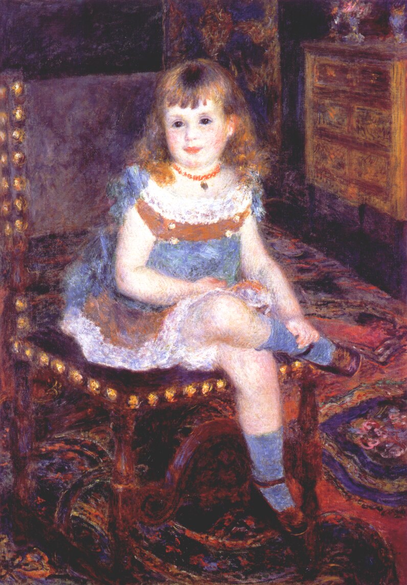 Georgette charpentier seated 1876